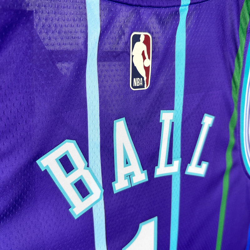 Regata Charlotte Hornets Roxa 2019/20 - Hardwood Classics