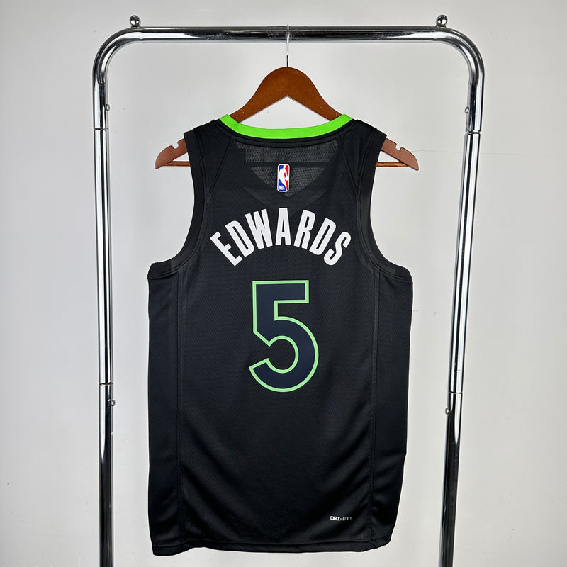 Regata Minnesota Timberwolves Preta Swingman - Statement Edition