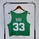 Cropped Feminino Boston Celtics - Larry Bird 33