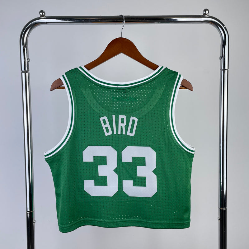 Cropped Feminino Boston Celtics - Larry Bird 33