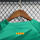 Conjunto Infantil Goleiro Verde Barcelona 2023/24 - Unissex