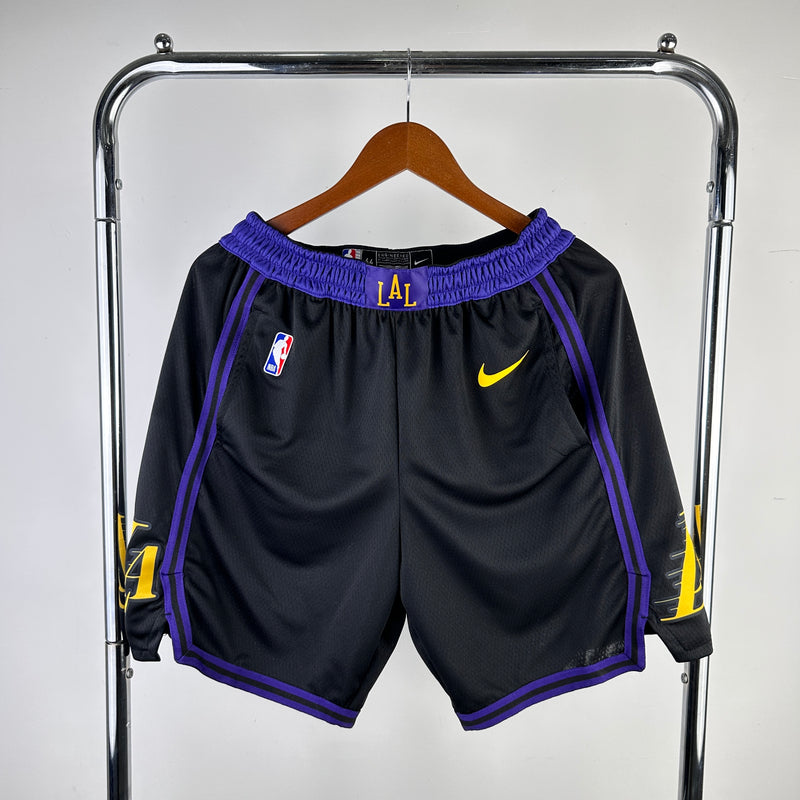 Bermuda Los Angeles Lakers Preta 2023/24 - City Edition