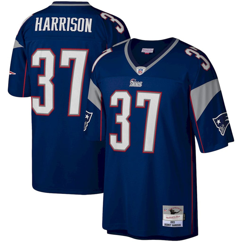 Camisa New England Patriots Mitchell & Ness Legacy Replica - Azul Navy
