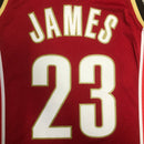 Regata Cleveland Cavaliers LeBron James Vermelha 2003/04 - Hardwood Classics