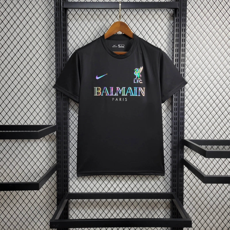 Camisa Edição Exclusiva Liverpool x Balmain Paris 2024 - Masculina
