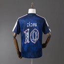 Camisa Retrô França Zizou Comma Football 2025 - Masculina