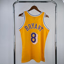 Regata Los Angeles Lakers Kobe Bryant Amarela 1996/97 - Hardwood Classics