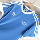 Camiseta  Adicolor Classics 3 Linhas Itália 2024 - Azul