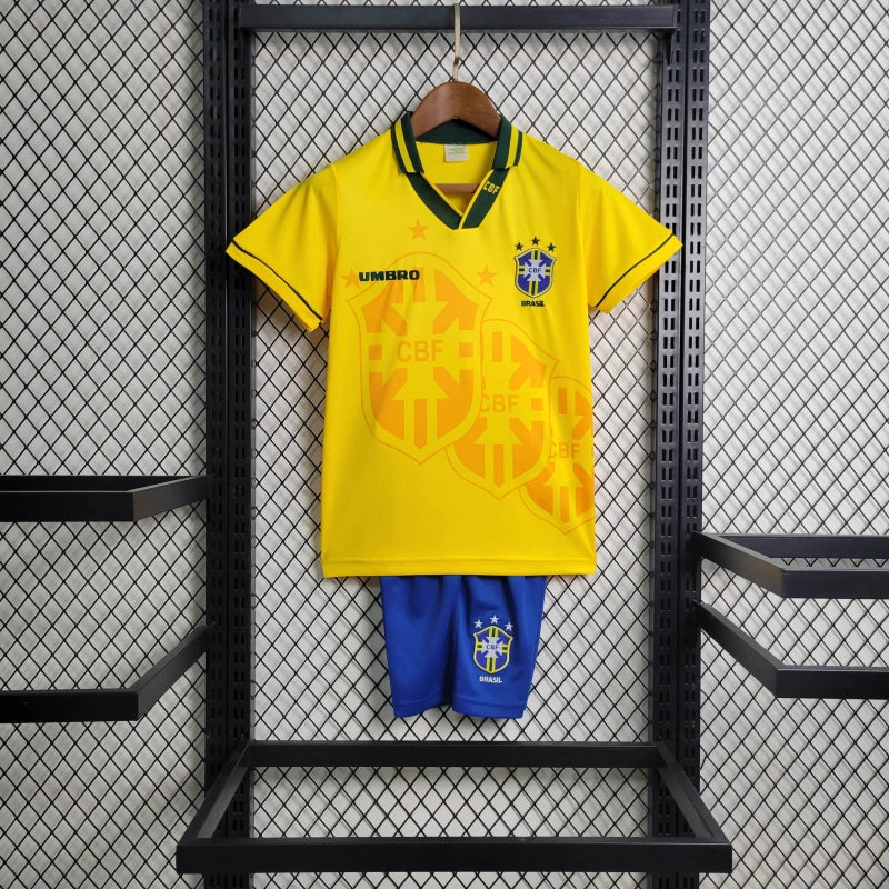Conjunto Infantil Brasil Retrô 1996 - Unissex