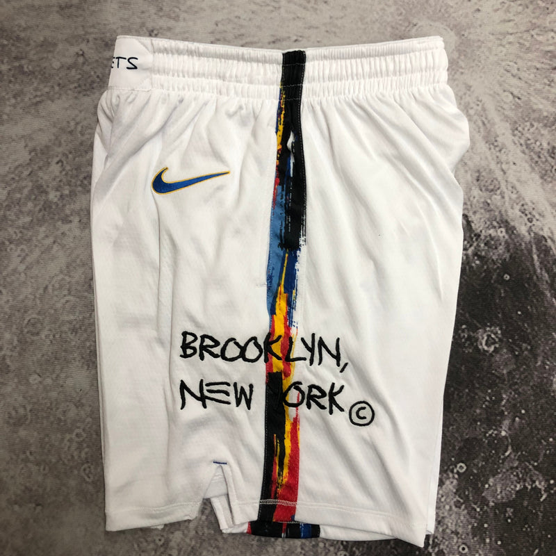 Bermuda Brooklyn Nets Branco 2022/23 City Edition Swingman