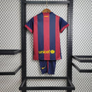 Conjunto Infantil Barcelona Retrô 2014/15 - Unissex