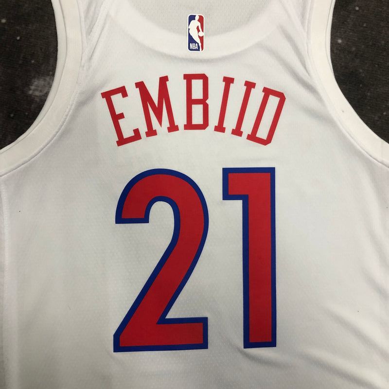 Regata Philadelphia 76ers Branca - City Edition