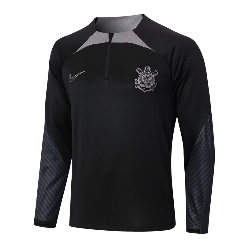 Agasalho Treino Corinthians All Black 2024/25 - Masculino