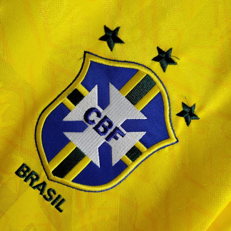 Camisa 1 Brasil Retrô 1992/93 - Masculina