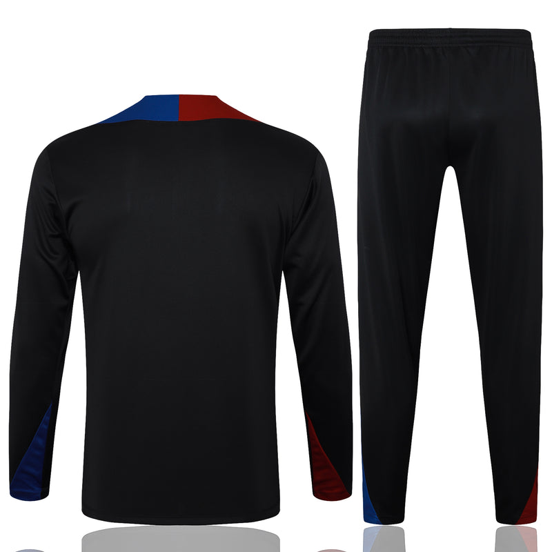 Agasalho Treino Barcelona Preto 2024/25 - Masculino