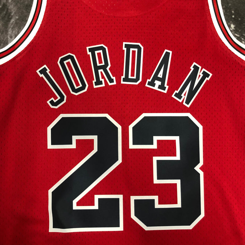 Regata Chicago Bulls Michael Jordan Vermelha 1997/98 - Hardwood Classics