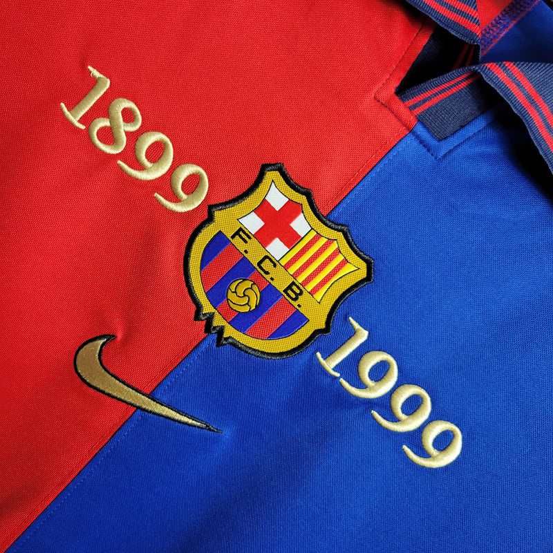 Camisa 1 Barcelona Retrô 1999/00 - Masculina