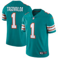 Camisa Tua Tagovailoa Miami Dolphins Alternate Vapor Limited - Branco/Azul
