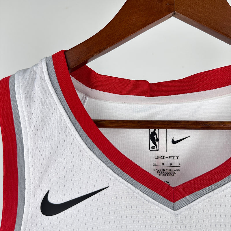 Regata Portland Trail Blazers Branca Swingman 2020/21 - Association Edition