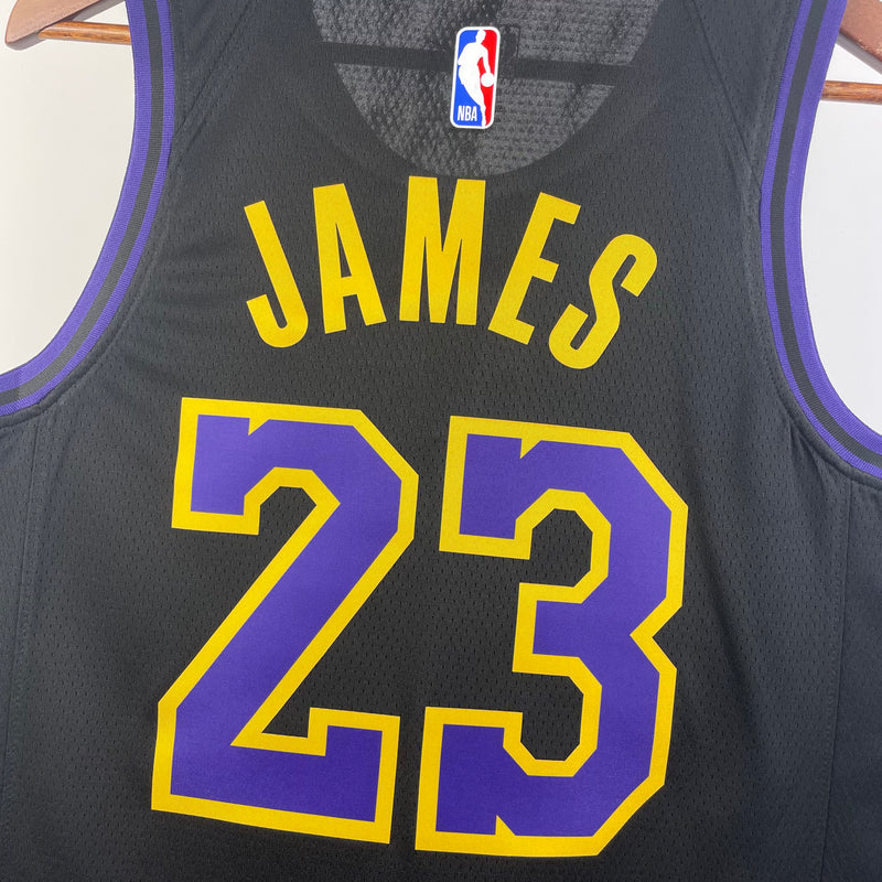 Regata Los Angeles Lakers Preta Swingman 2024/25 - City Edition