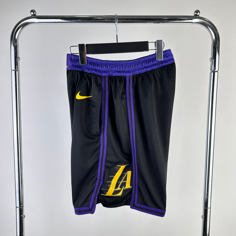 Bermuda Los Angeles Lakers Preta 2023/24 - City Edition