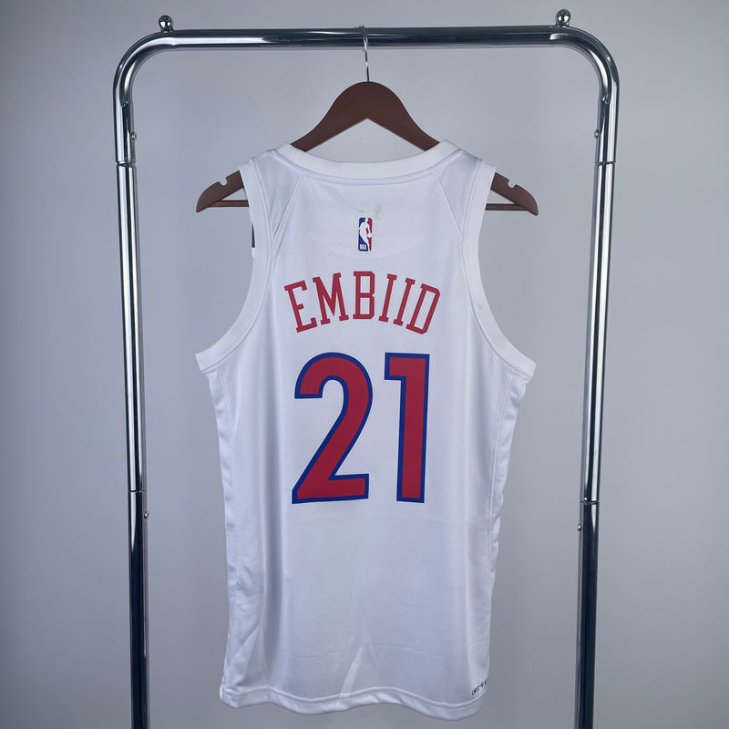 Regata Philadelphia 76ers Branca - City Edition