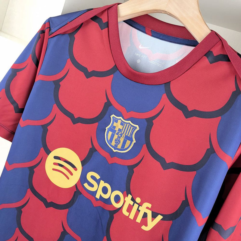 Camisa Pré-jogo Barcelona 24/25 Torcedor - Masculina