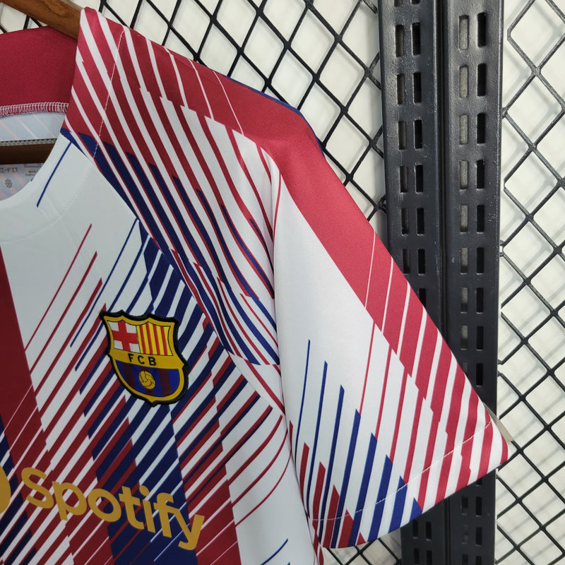 Camisa Pré-Jogo Barcelona 2023/24 Torcedor - Masculina