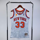 Regatas BAPE x Mitchell & Ness New York Knicks Azul e Branca ABC Basketball Swingman 1991/92 - Hardwood Classics