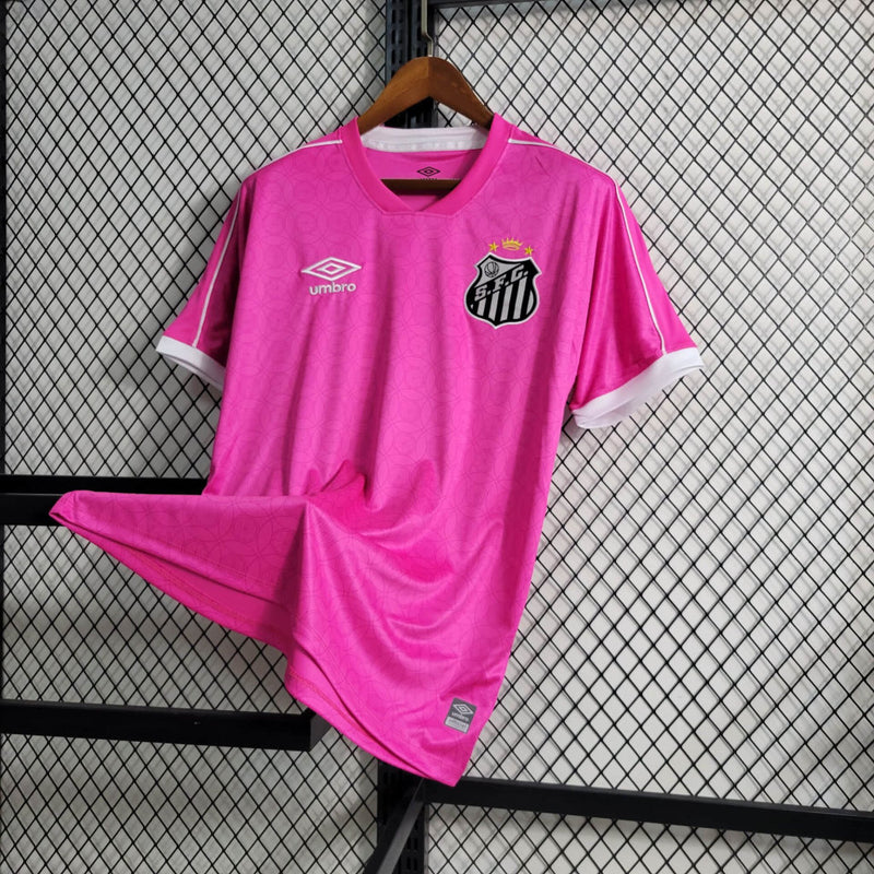 Camisa Santos Outubro Rosa 2023/24 Torcedor - Masculina