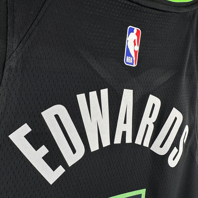 Regata Minnesota Timberwolves Preta Swingman - Statement Edition