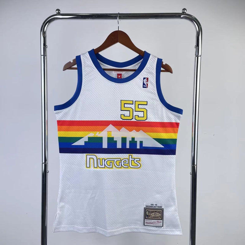 Regata Diamante Denver Nuggets Dikembe Mutombo 1991/92 - Hardwood Classics