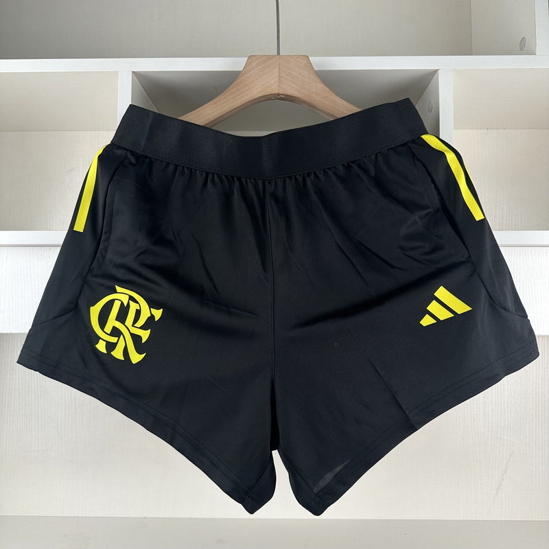 Short Flamengo Preto 2024/25 - Feminino