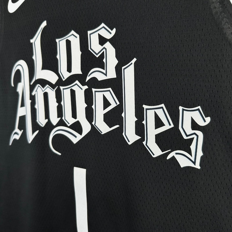 Regata LA Clippers Preta 2021/22 Swingman - City Edition