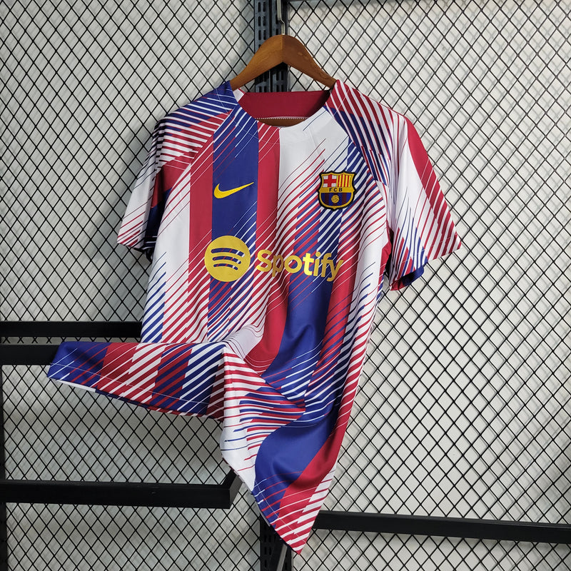 Camisa Pré-Jogo Barcelona 2023/24 Torcedor - Masculina