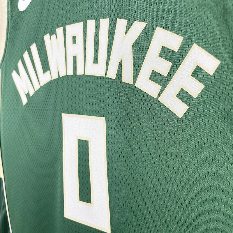 Regata Milwaukee Bucks Verde Swingman 2021/22 - Icon Edition