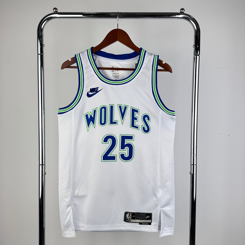 Regata Minnesota Timberwolves Branca Swingman 2023/24 - Classic Edition