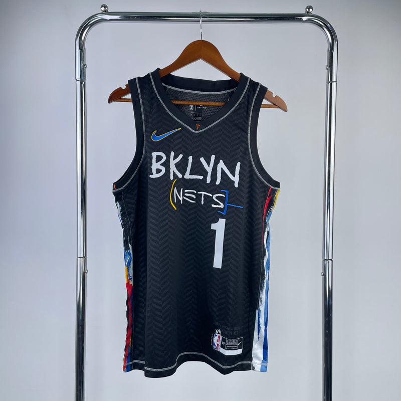 Regata Brooklyn Nets Preta Swingman -  City Edition