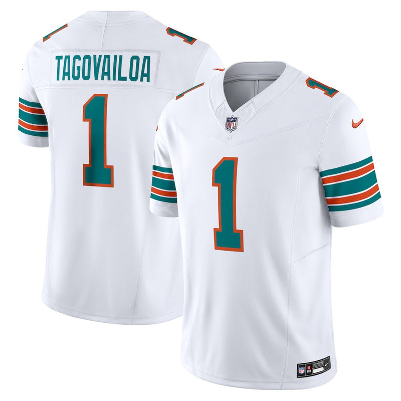 Camisa Miami Dolphins Alternate Vapor F.U.S.E. Limited - Aqua/Branco