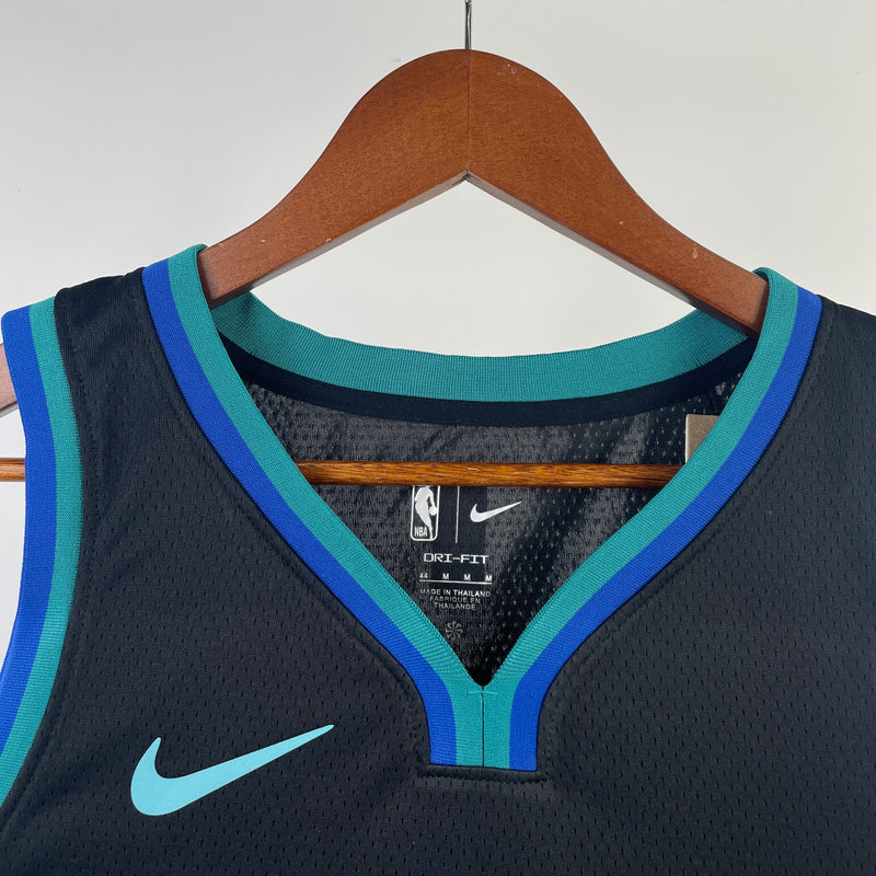 Regata Dallas Mavericks Preta Swingman 2018/19 - City Edition