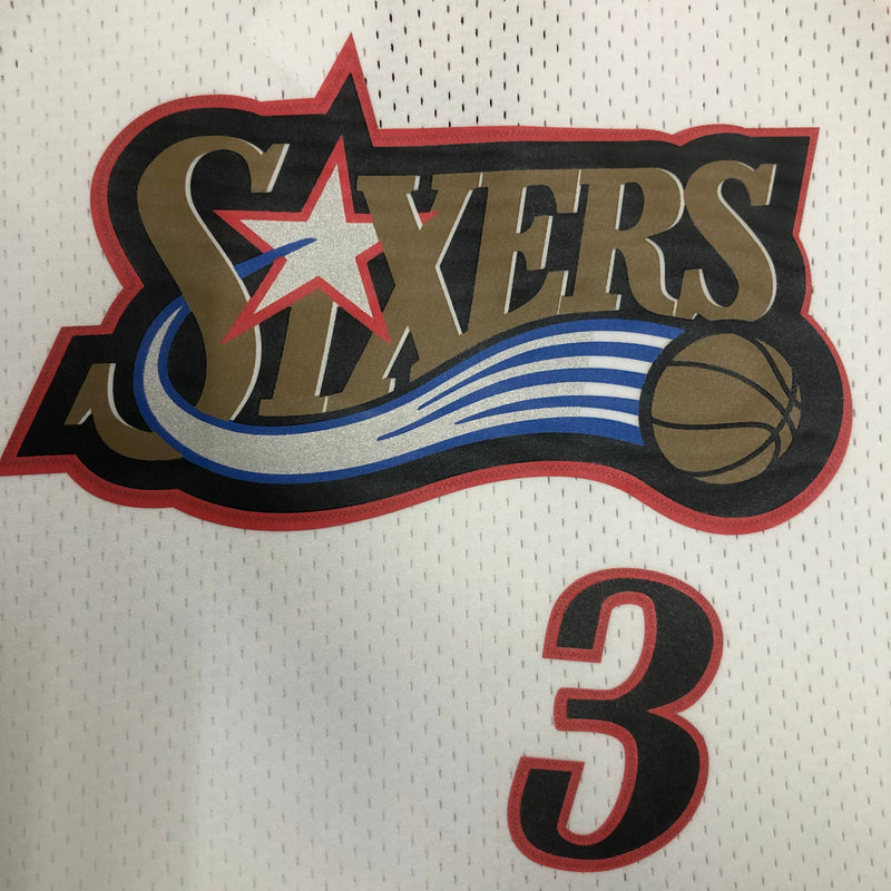 Regata Philadelphia 76ers Branca Allen Iverson 2001/02 - Hardwood Classics