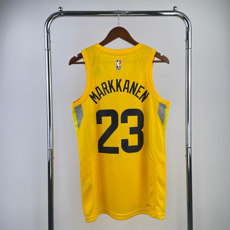 Regata Utah Jazz Amarela Swingman - Icon Edition
