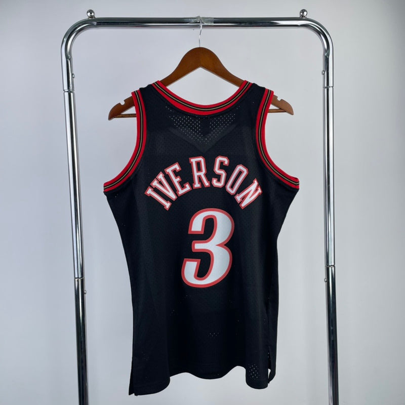 Regata Philadelphia 76ers Preta Allen Iverson 2000/01 - Hardwood Classics