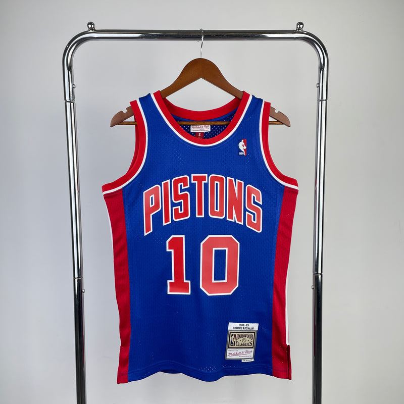 Regata Detroit Pistons Azul Swingman 1988/89 - Hardwood Classics