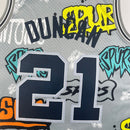 Regata San Antonio Spurs Slap Sticker Cinza 1998/99 - Hardwood Classics