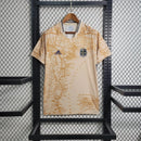 Camisa Argentina Mapa Ouro Comemorativa 2020 - Masculina