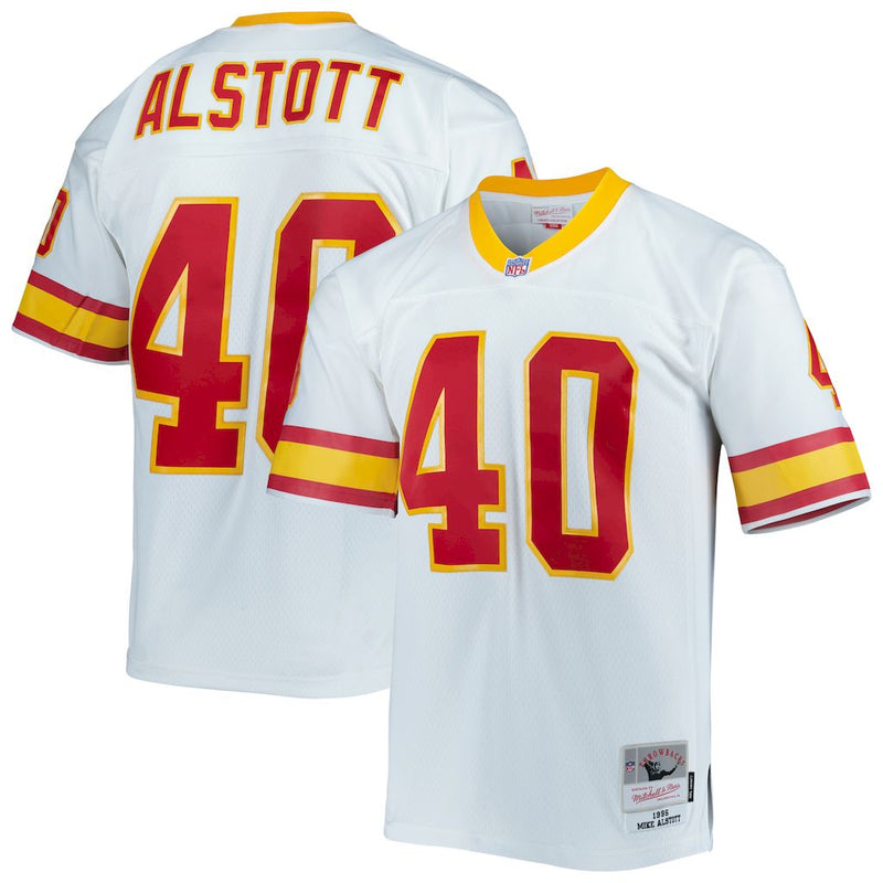 Camisa Tampa Bay Buccaneers Mike Alstott Mitchell & Ness Legacy Replica - Branco