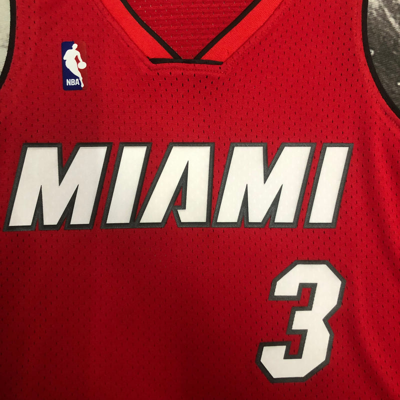 Regata Miami Heat Dwyane Wade Vermelha 2005/06 - Hardwood Classics