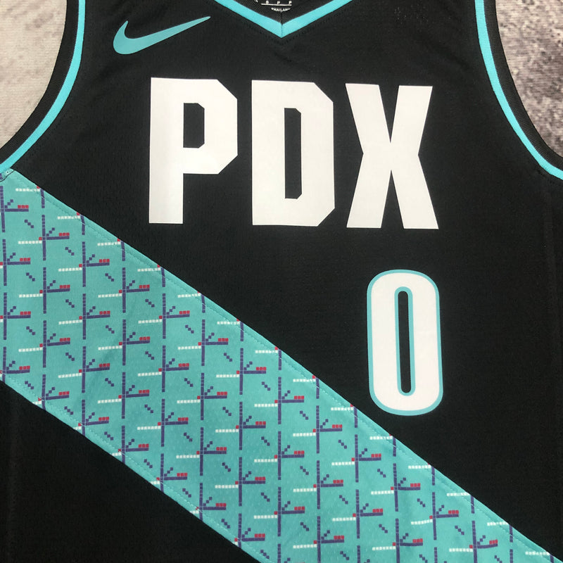 Regata Portland Trail Blazers Preta Swingman 2022/23 - City Edition