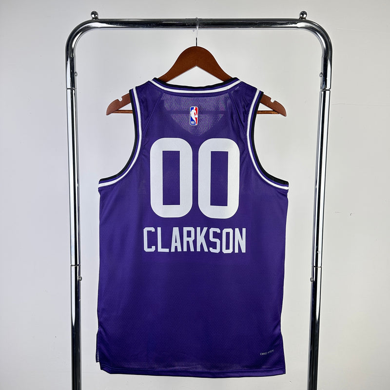 Regata Utah Jazz Nike Roxa Swingman 2023/24 - City Edition